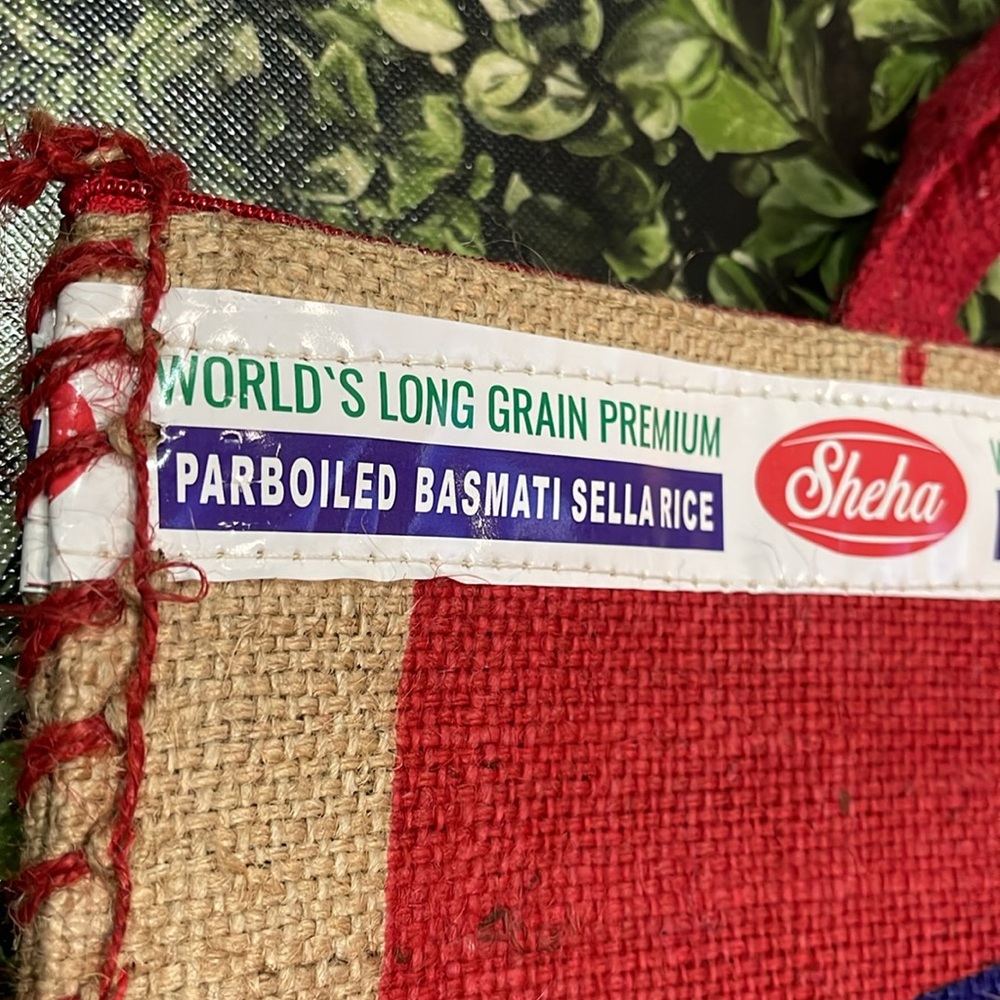 Sheha Rice Burlap Bag - Picture 5 of 16